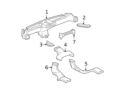 Ducts for 2005 Chevrolet Colorado #0