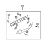 68048881AA - Interior Trim: Assist Strap Retainer for Mopar Image