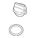 6Q103485D - Engine: Filler Cap for Volkswagen Image