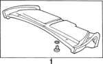 84630SW5003ZA - Body: Trunk Lid Trim for Acura Image