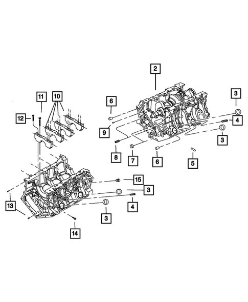 Cylinder Block for 2007 Dodge Charger #0