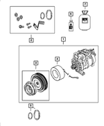 68224150AB - Air Conditioners and Heaters: Compressor Lubricant for Mopar Image image