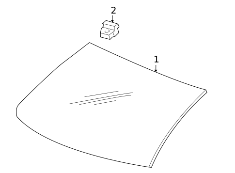 Glass & Hardware - Back for 2004 Mercury Marauder #0
