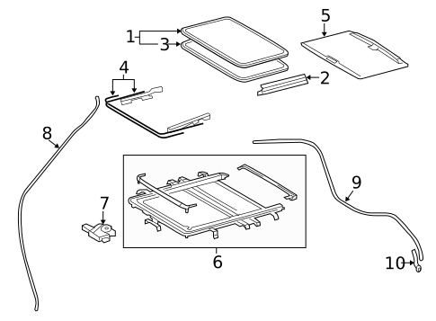 Sunroof for 2015 Toyota Highlander #1