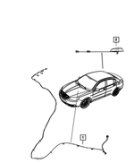 68185517AA - Electrical: Satellite Radio Cable for Mopar Image
