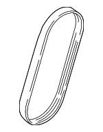 31325042 - Cooling System: Belt for Volvo: S60, S60 Cross Country, V60, V60 Cross Country, XC60, XC70 Image
