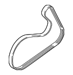 30777431 - Cooling System: Serpentine Belt for Volvo: S60, S60 Cross Country, V60, V60 Cross Country, XC60, XC70 Image