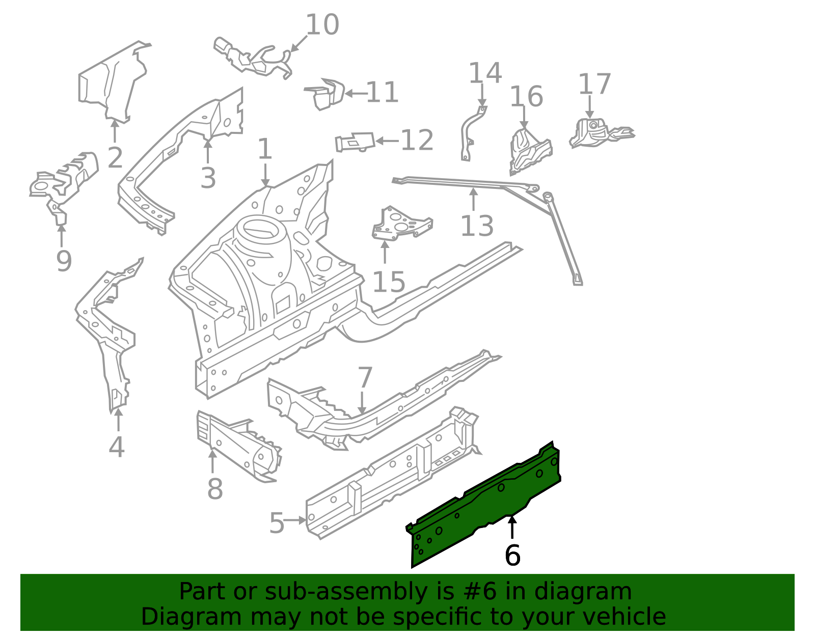 Frame Side Member - Structural Chassis Support | AutoNation Parts