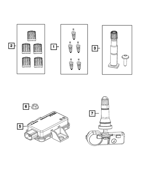 Tire Monitoring System for 2020 Dodge Journey #0