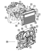 55037927AA - Cooling: Power Steering Cooler for Mopar Image