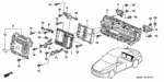 1K810RCJA01 - Electrical/Exhaust/Heater/Fuel: LABEL, CAUTION for Honda Image