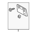 5211433320 - Body: License Bracket for Lexus: ES300h, ES350 Image