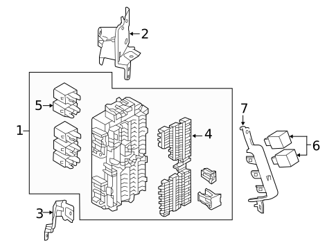 Fuse & Relay for 2019 INFINITI Q60 #1