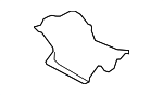 44651AG71A - Exhaust: Heat Shield for Subaru Image