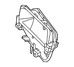 2148302601 - Body: Rear Duct for Mercedes-Benz Image