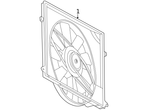 Cooling Fan for 2005 Mercedes-Benz CL65 AMG #0
