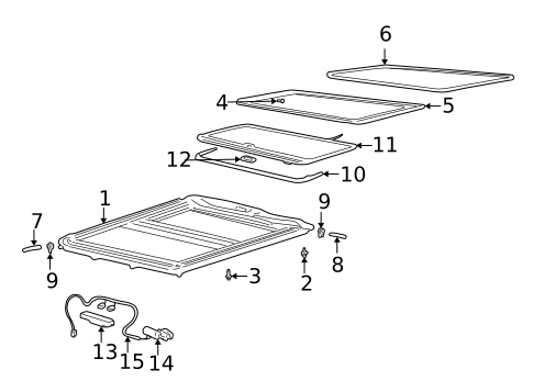 Sunroof for 2000 Pontiac Bonneville #0