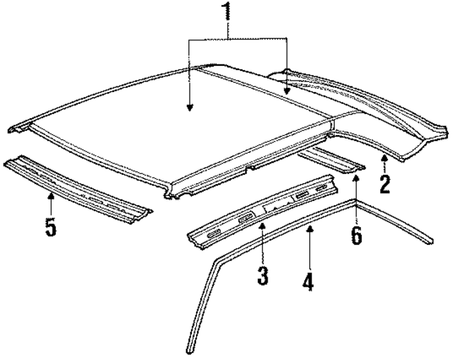 443817995A - Body: Windshield Header for Audi Image