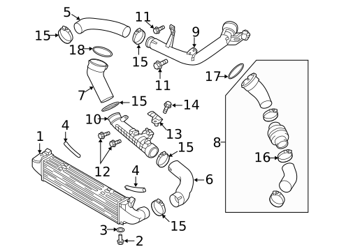 Intercooler for 2017 Volvo XC60 #0