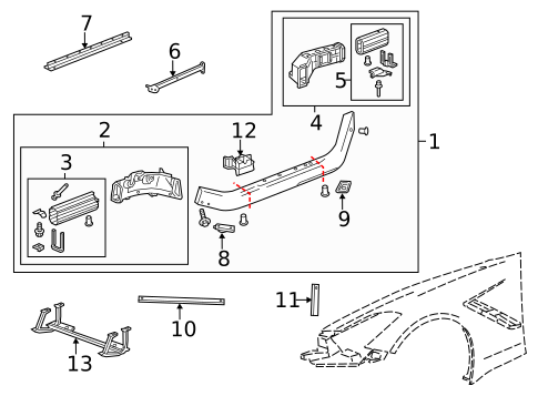 Frame & Components for 2014 Chevrolet Corvette #0