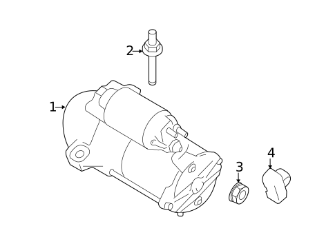 Starter for 2012 Ford Explorer #0