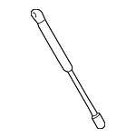 8N7827552C - Body: Strut for Audi: TT, TT Quattro Image