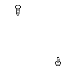 865793K000 - Body: Bumper Cover Screw for Kia Image