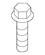 31106767497 - Suspension: Suspension Cross-member Rear Bolt for BMW: X1 Image