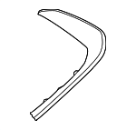 51375A31BD7 - Body: Finish Molding for BMW Image