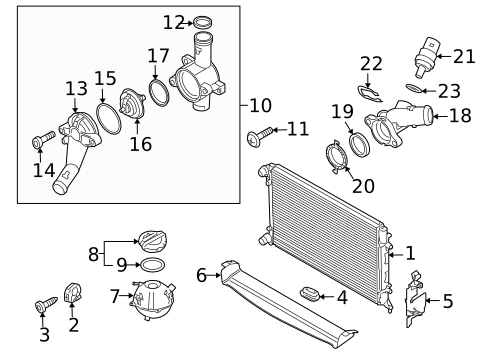 Radiator & Components for 2025 Volkswagen Taos #27