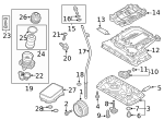 6M115441G - Engine: Oil Filter Housing Gasket for Audi Image
