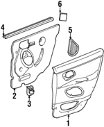 F5RZ5427406N09 - Body: Door Trim Panel for Ford Image image