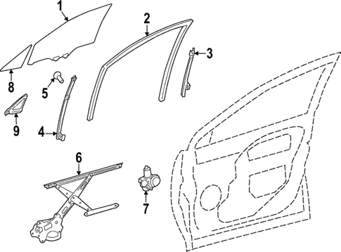 Front Door for 2023 Toyota Corolla Cross #0
