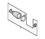C92418J100 - Front Drive Axle: Boots for Nissan: TITAN Image