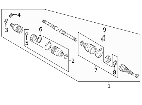 Carrier & Front Axles for 2022 Nissan TITAN #1