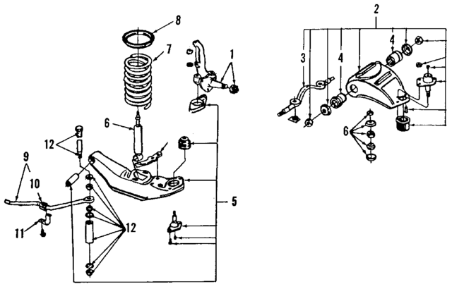 F1VY3078A - Suspension: Suspension Control Arm for Ford: LTD, LTD Crown Victoria | Lincoln: Town Car Image