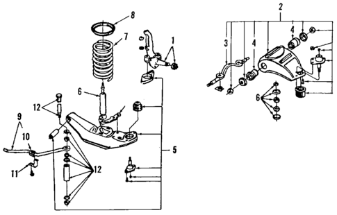 Upper Control Arm for 1990 Lincoln Town Car #0