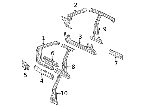 Rocker for 2003 Hyundai Sonata #0