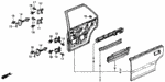75760SB2003 - Body/Air Conditioning: PIN, DOOR CHECKER for Honda Image