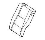 25792049008W50 - Body: Seat Back Cover for Mercedes-Benz Image