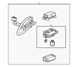 84645397 - 2019-2023 GM - Auxiliary Fuse Block Wiring Harness ...