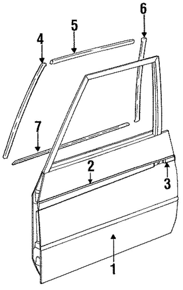 5257782 - Body: Door Shell for Mopar Image