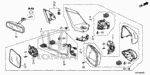 90145SAAJ51 - Interior/Bumper: SCREW, TAPPING (4X14) for Honda Image