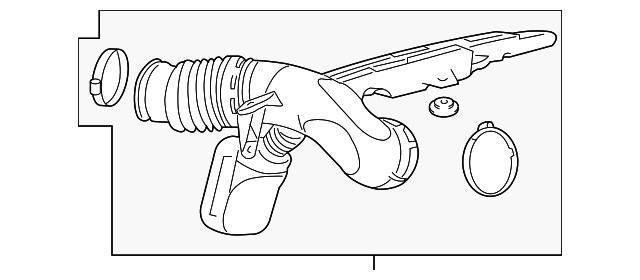 2007-2014 GM Air Cleaner Outlet Duct 15901934 | Auto Parts Express