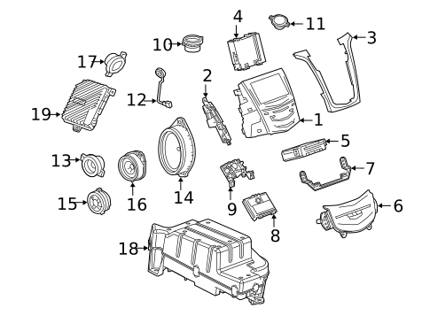 Sound System for 2017 Cadillac Escalade #0
