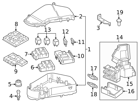 Fuse & Relay for 2012 Volkswagen Jetta #11