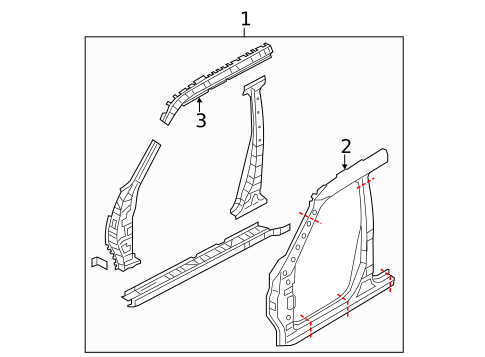 Aperture Panel for 2020 INFINITI QX80 #0