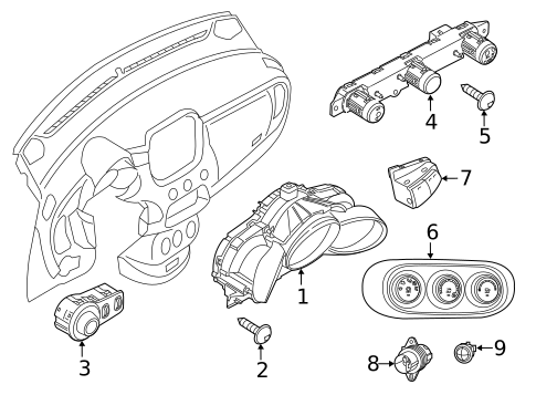 Automatic Temperature Controls for 2018 Fiat 500X #0