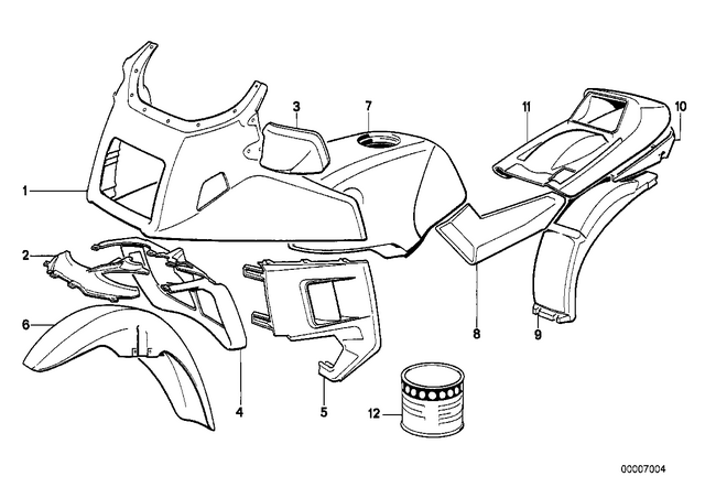 46631455151 - : Mirror Left for BMW-Motorrad Image