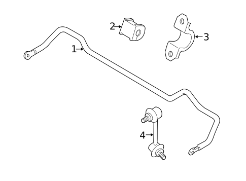 Stabilizer Bar & Components for 2011 Mazda CX-7 #2